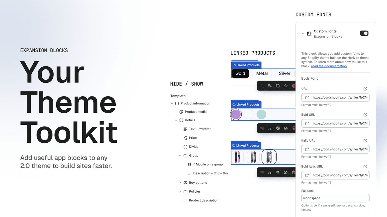 Your theme toolkit