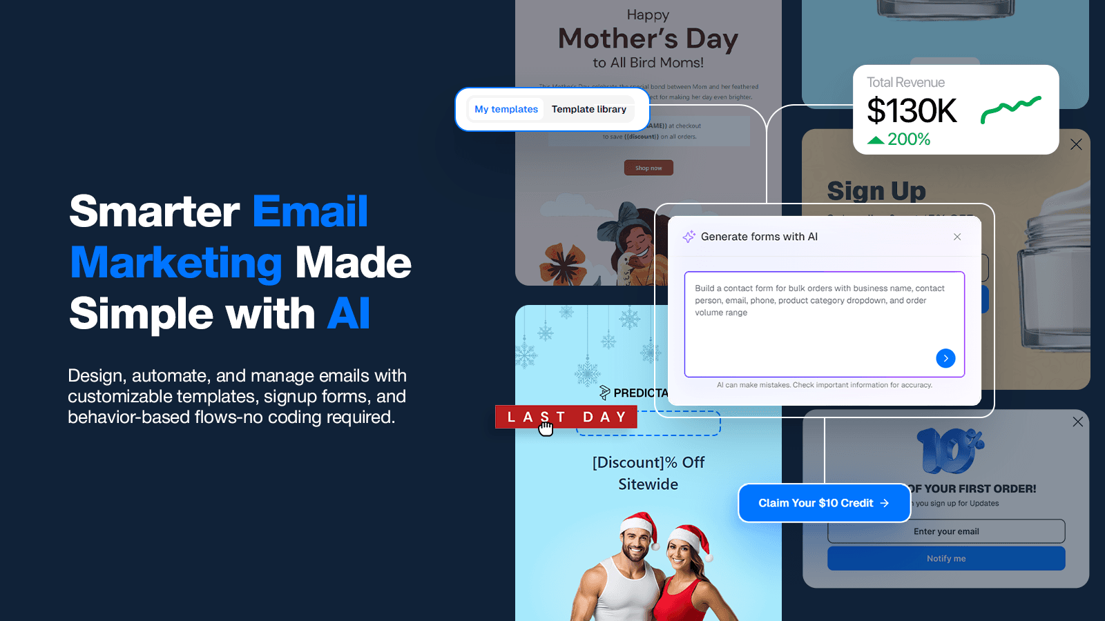 Email Marketing Powered By AI, Made Simple & Affordable