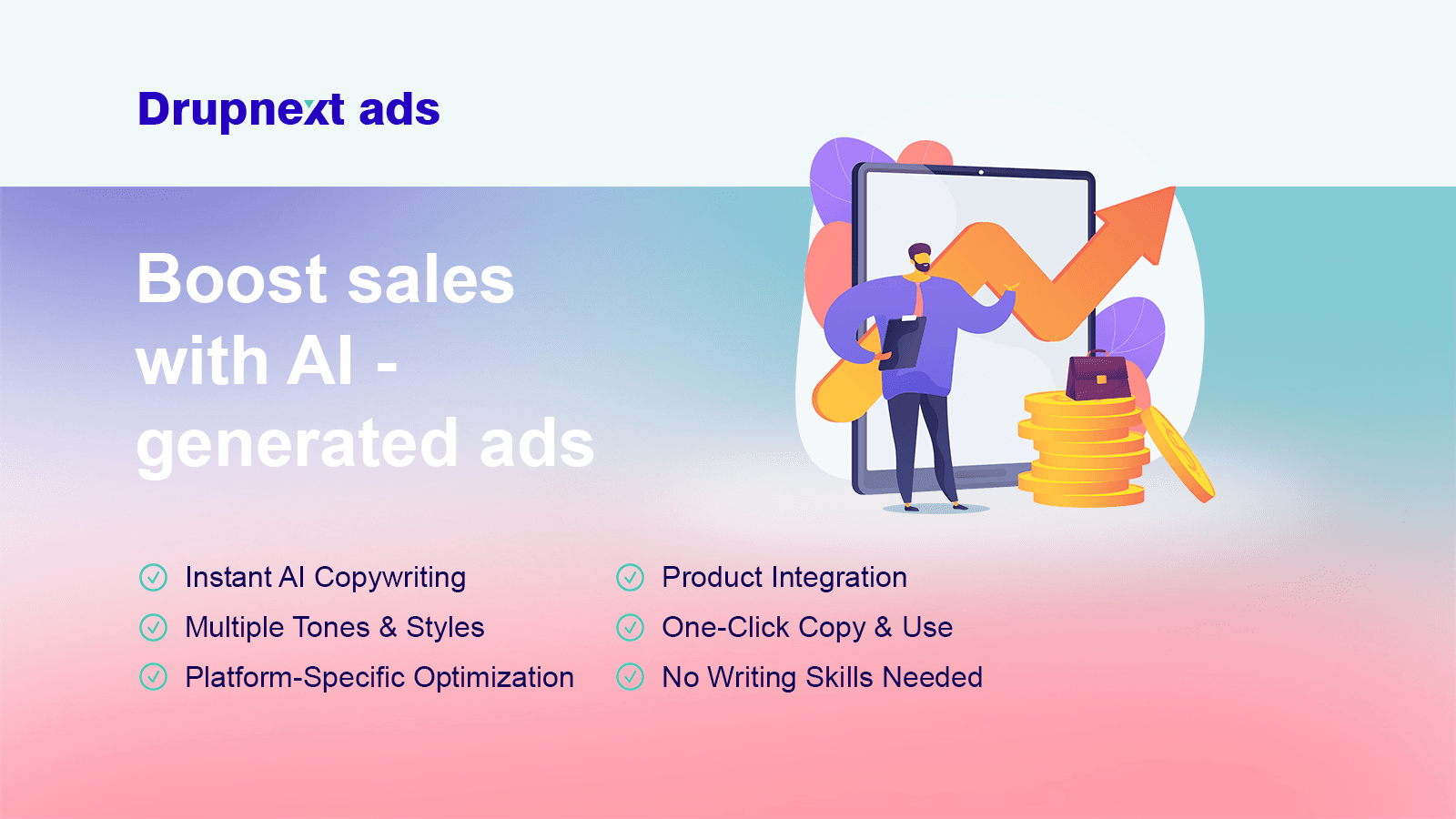 Drupanext Ads features