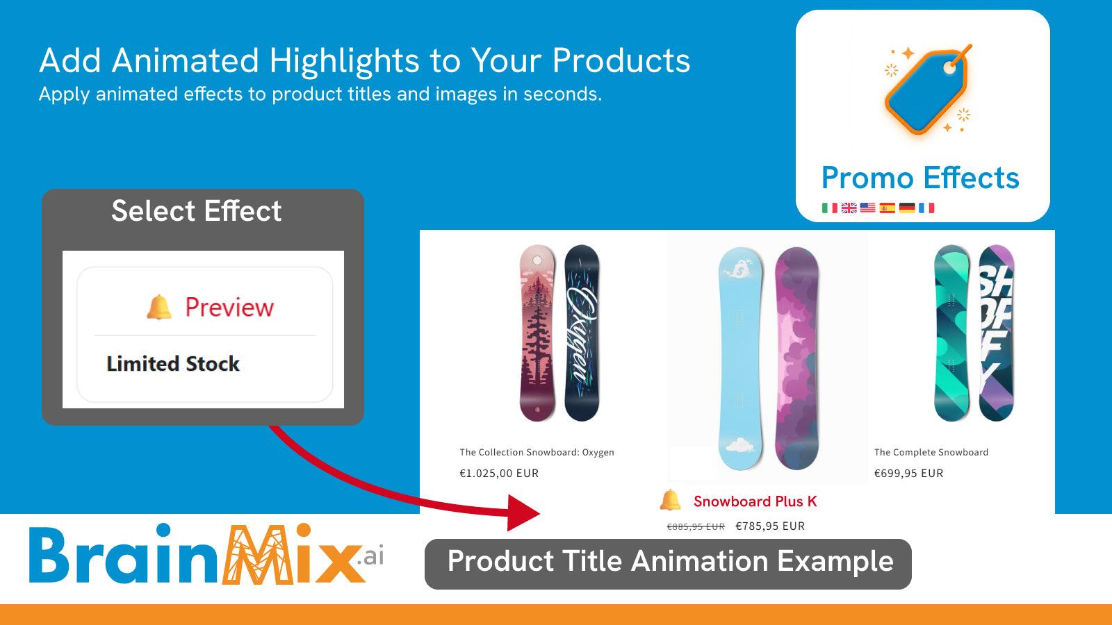 Add Animated Highlights to Your Products