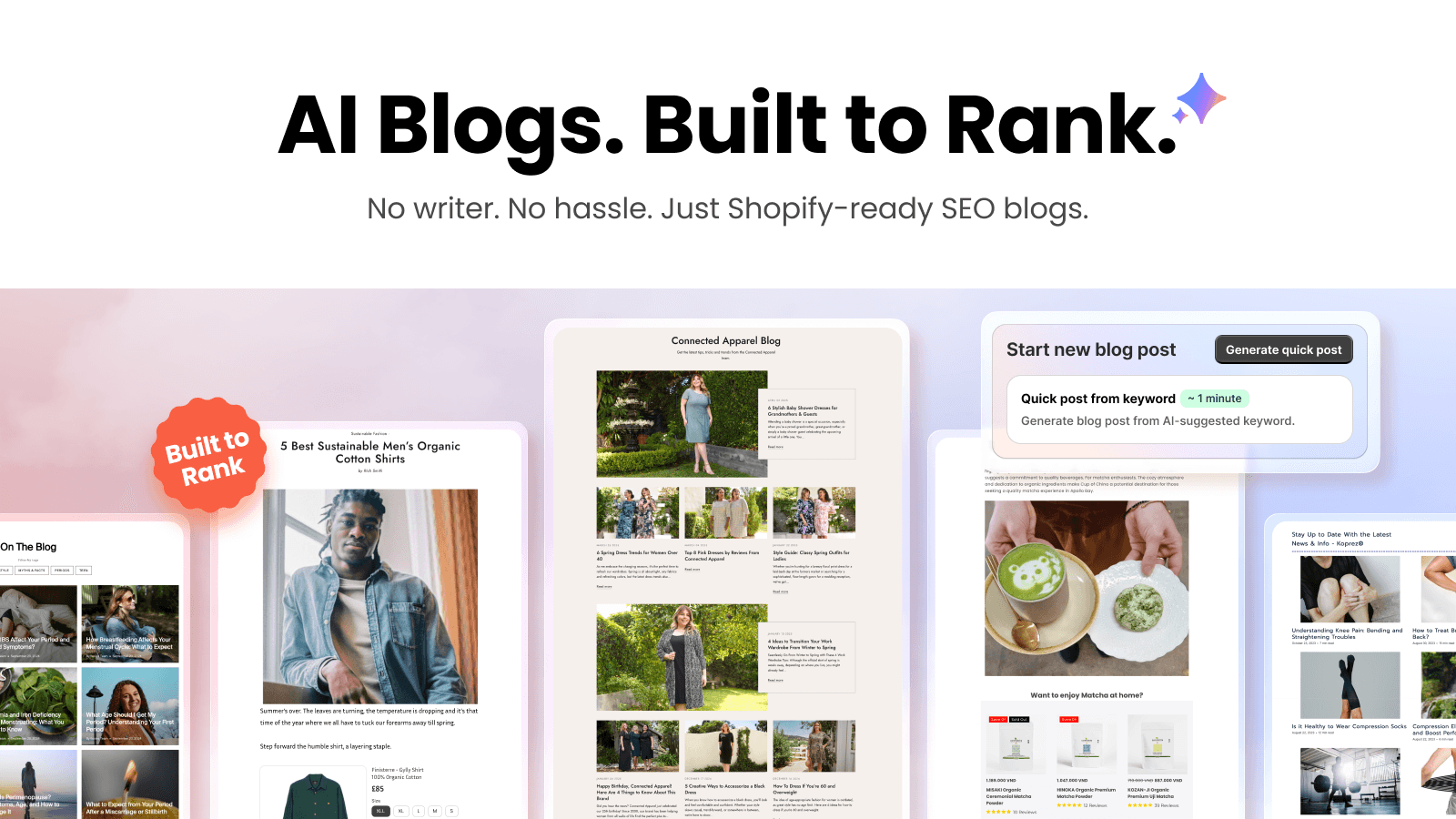 generate AI SEO blog posts