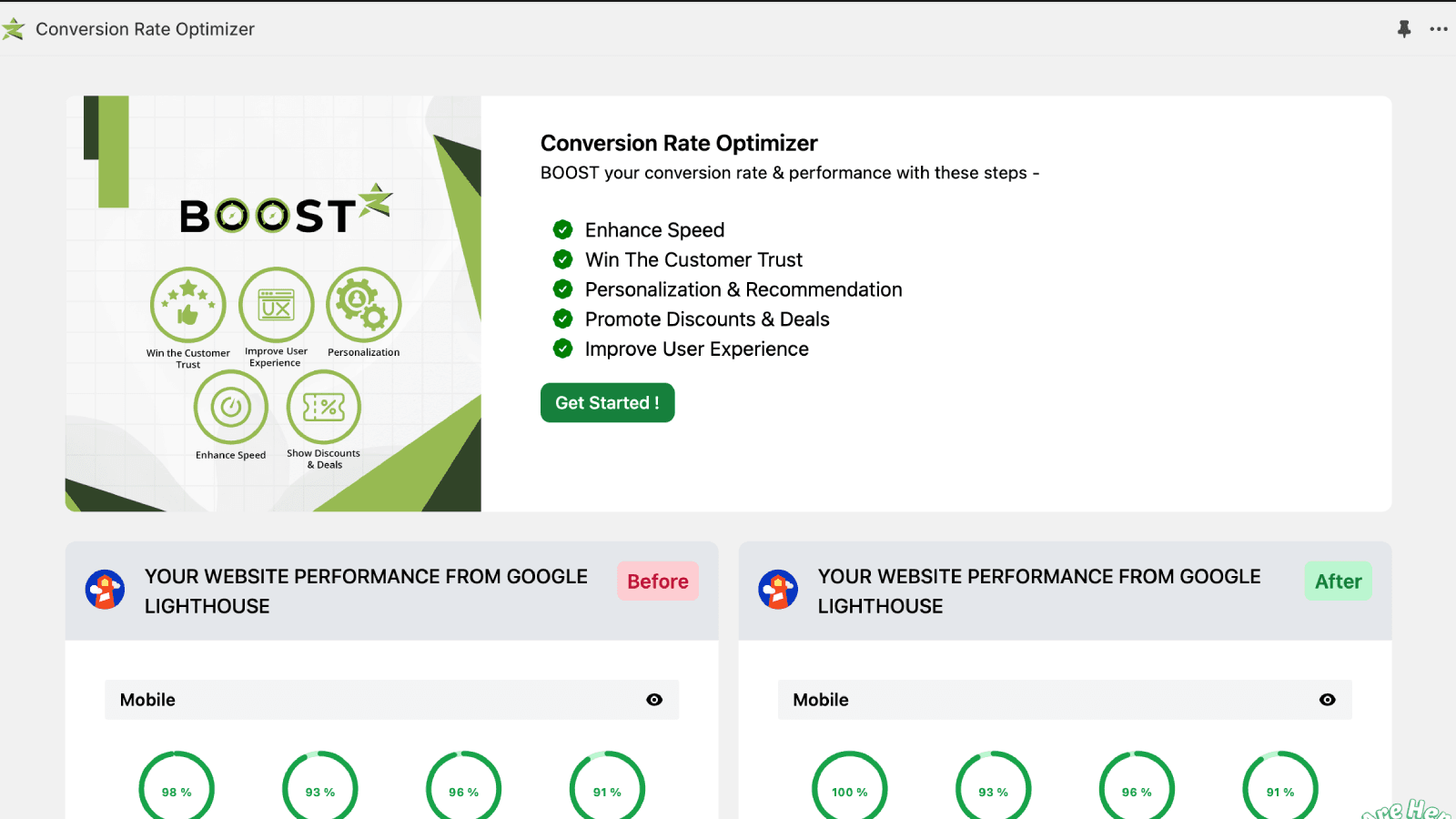 Convertify Dashboard