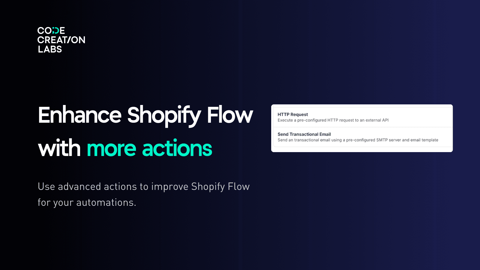 Main Screenshot showing a screenshot of all actions