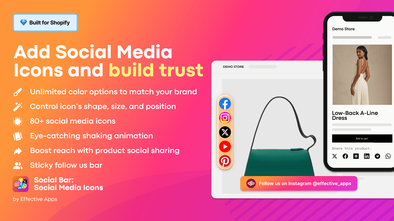 Instagramm, Facebook, Twitter&WhatsApp button social media icons
