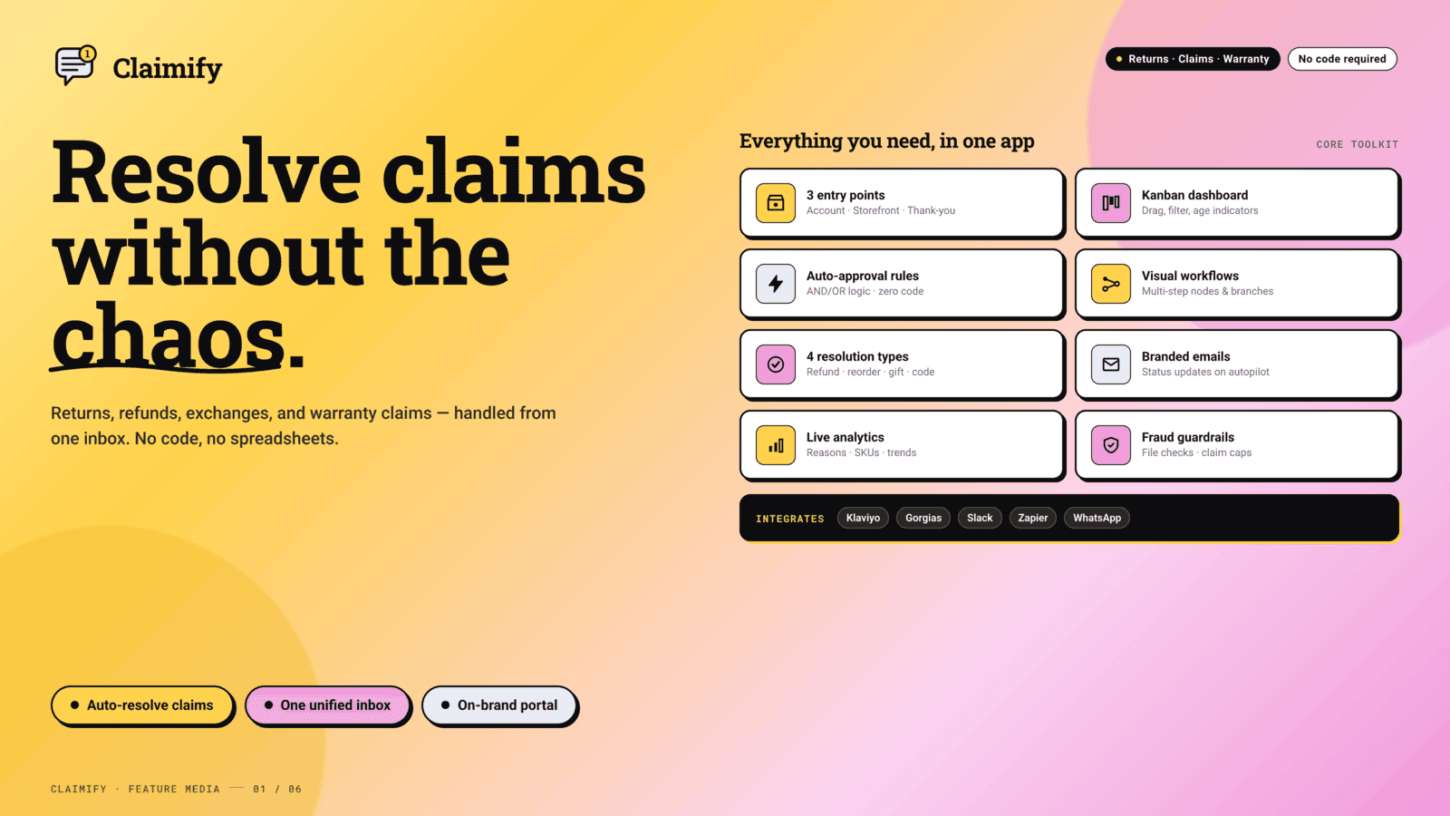 Claimify - Returns & Claims