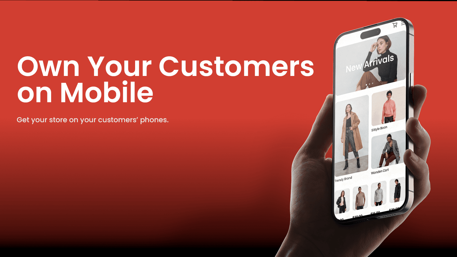 Ampify PWA : Mobile app builder : Own your customers on mobile