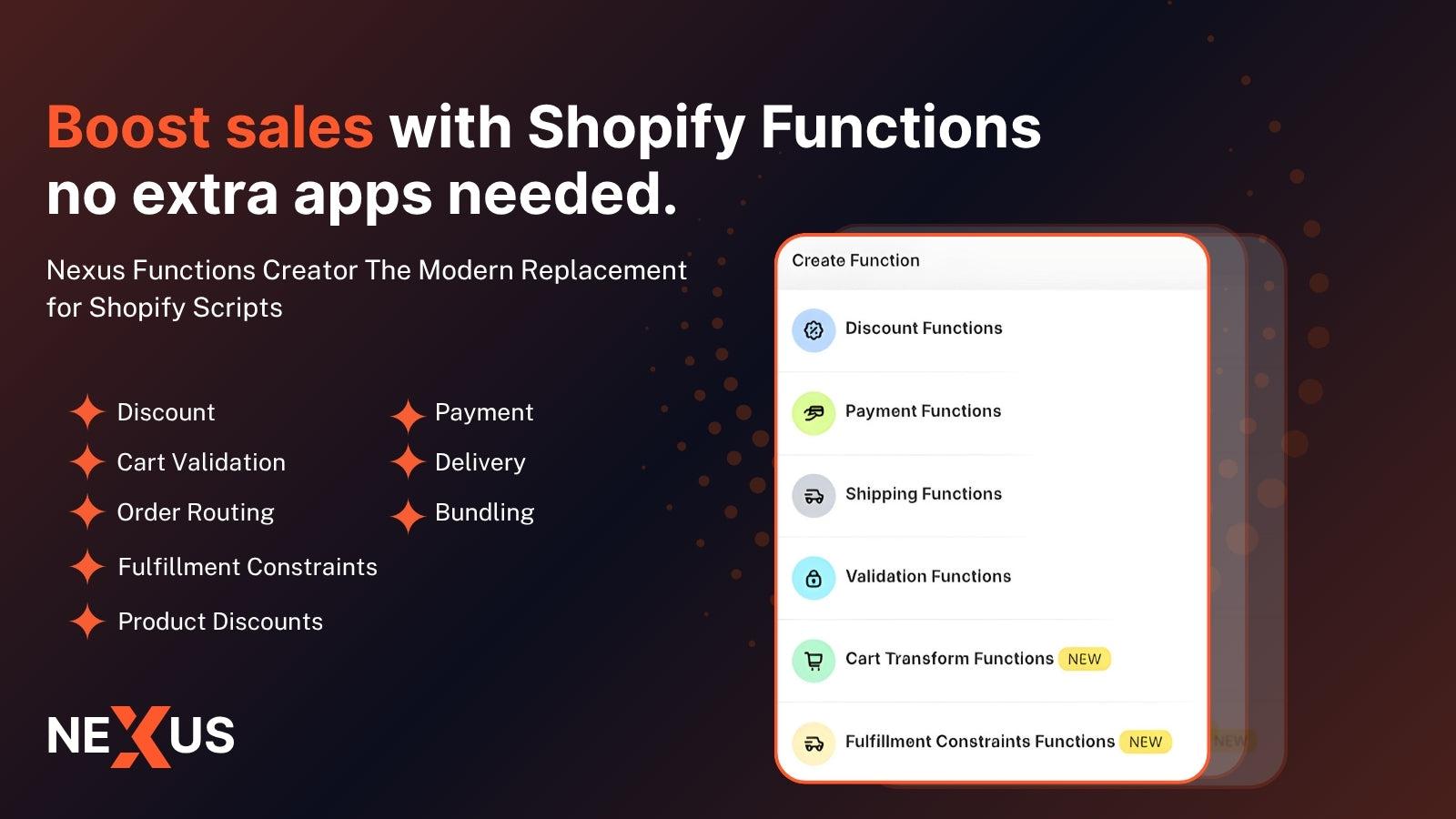 Nexus Ai Functions Creator & Scripts For Shopify