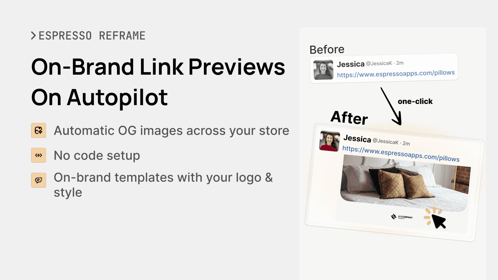 On-Brand Link Previews on Autopilot