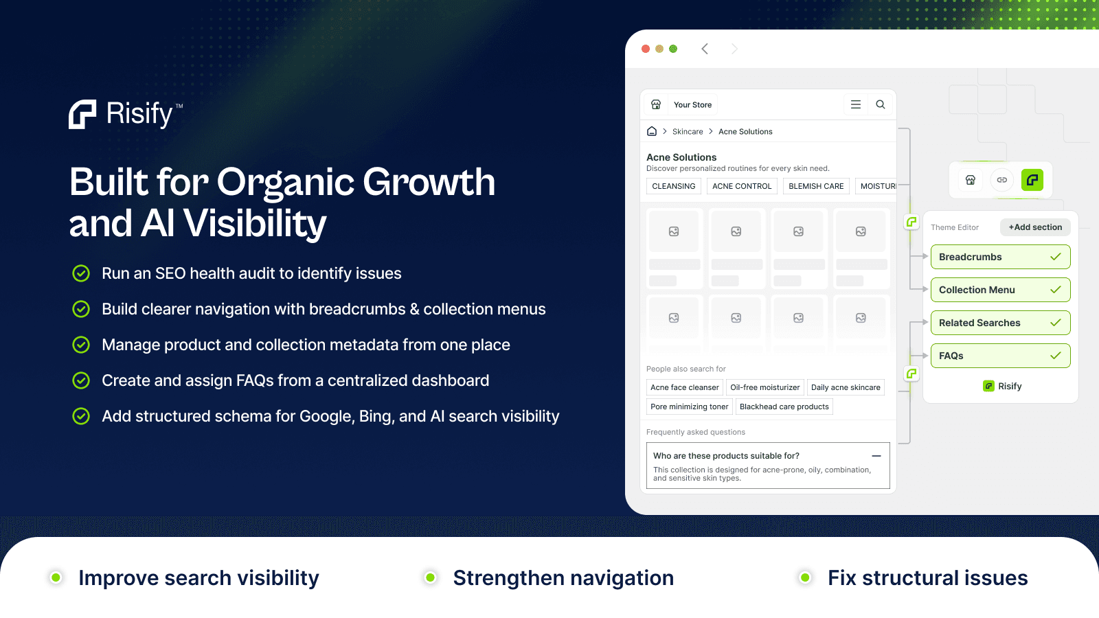Risify Shopify SEO App