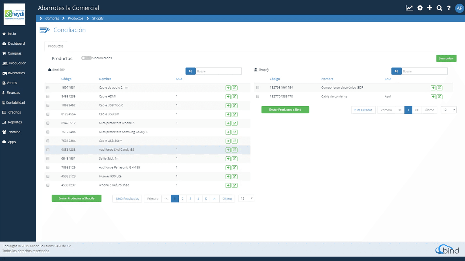 Sync your Shopify products with your Bind ERP inventory