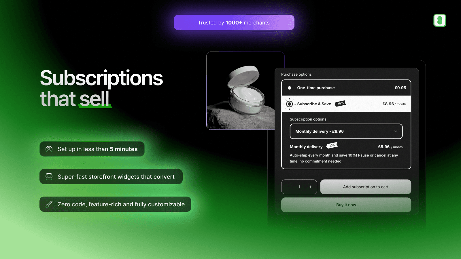 Subscriptions that sell