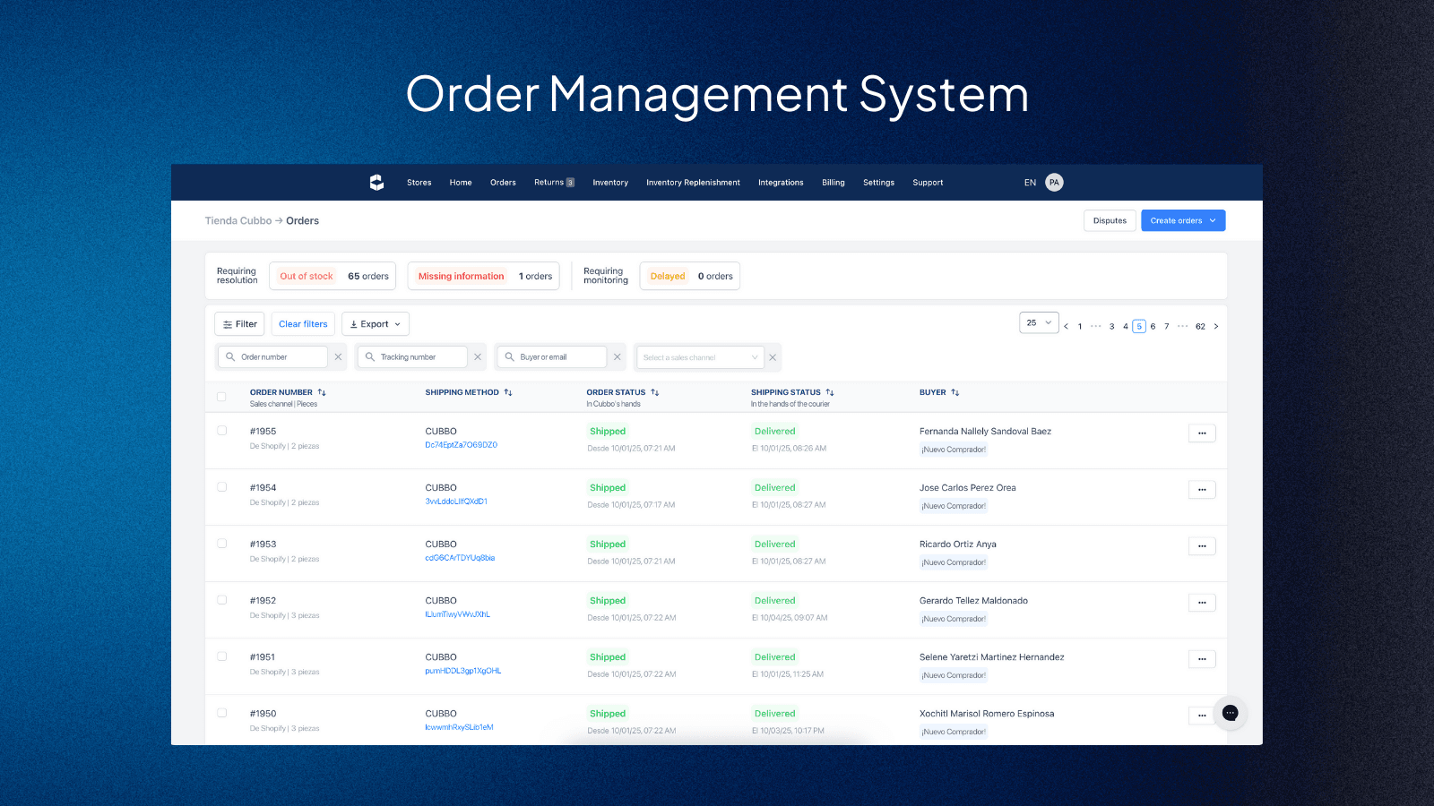 Cubbo Fulfillment: Order Management System