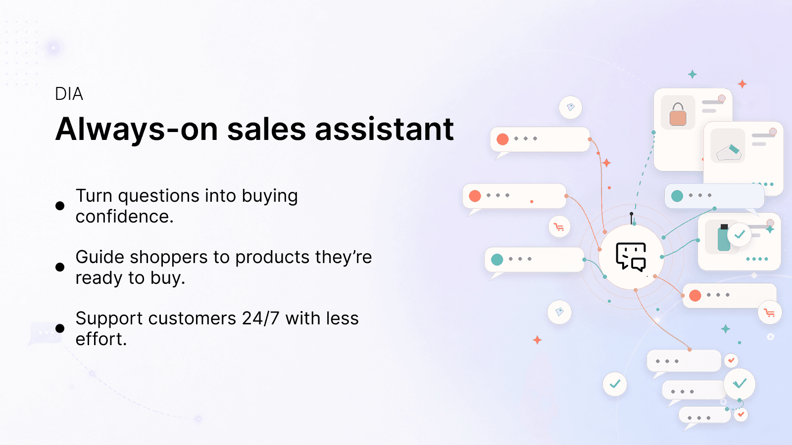 DIA - Shopify AI Chatbot - Sales, Support, Assistant, ChatGPT
