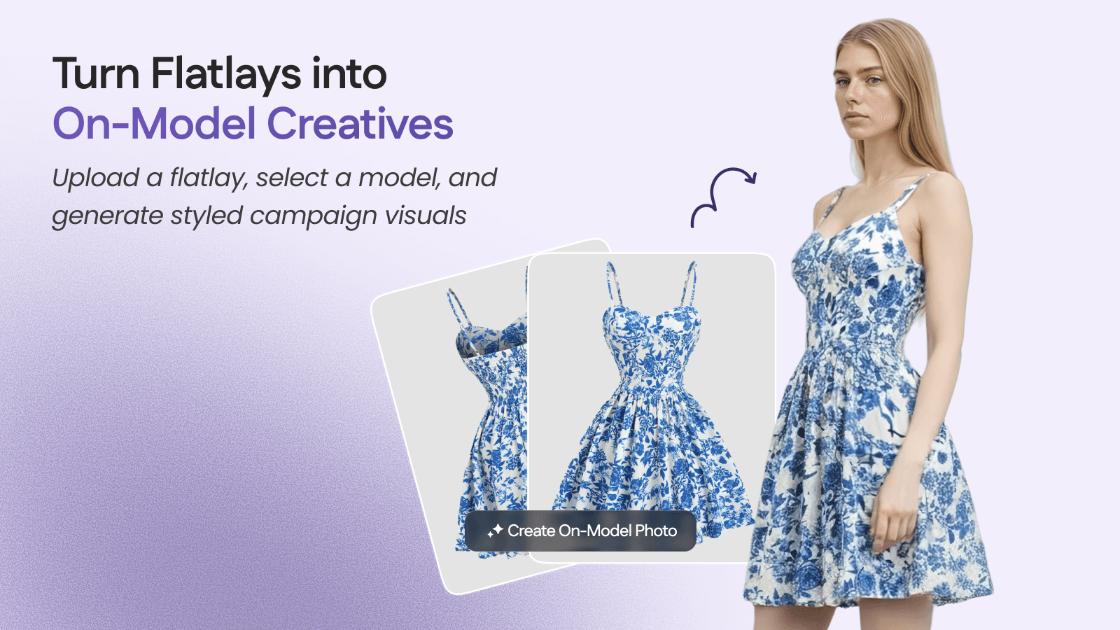 Turn Flatlays into On-Model Creatives