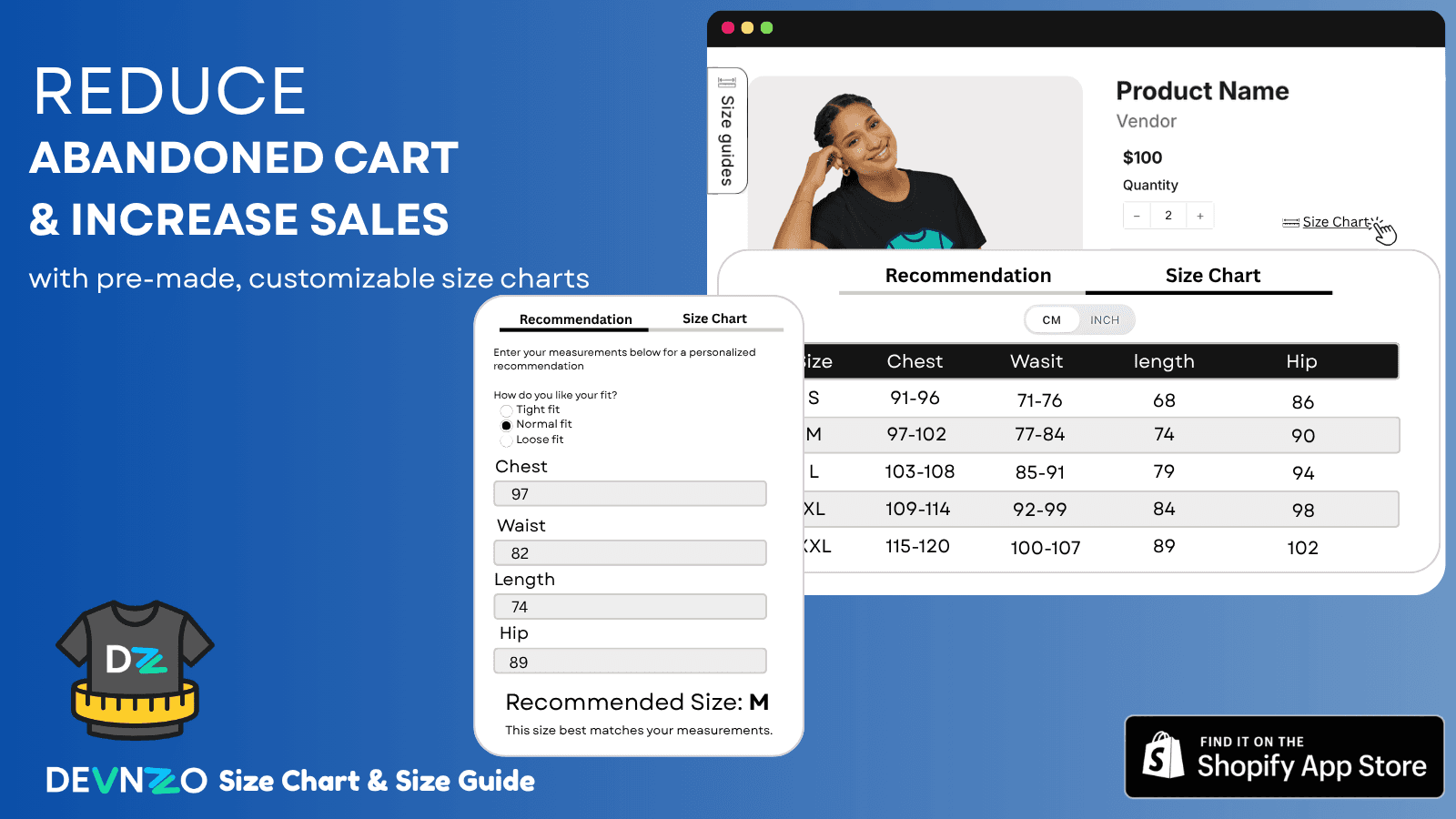 Smart size recommender — reduce returns & boost conversions