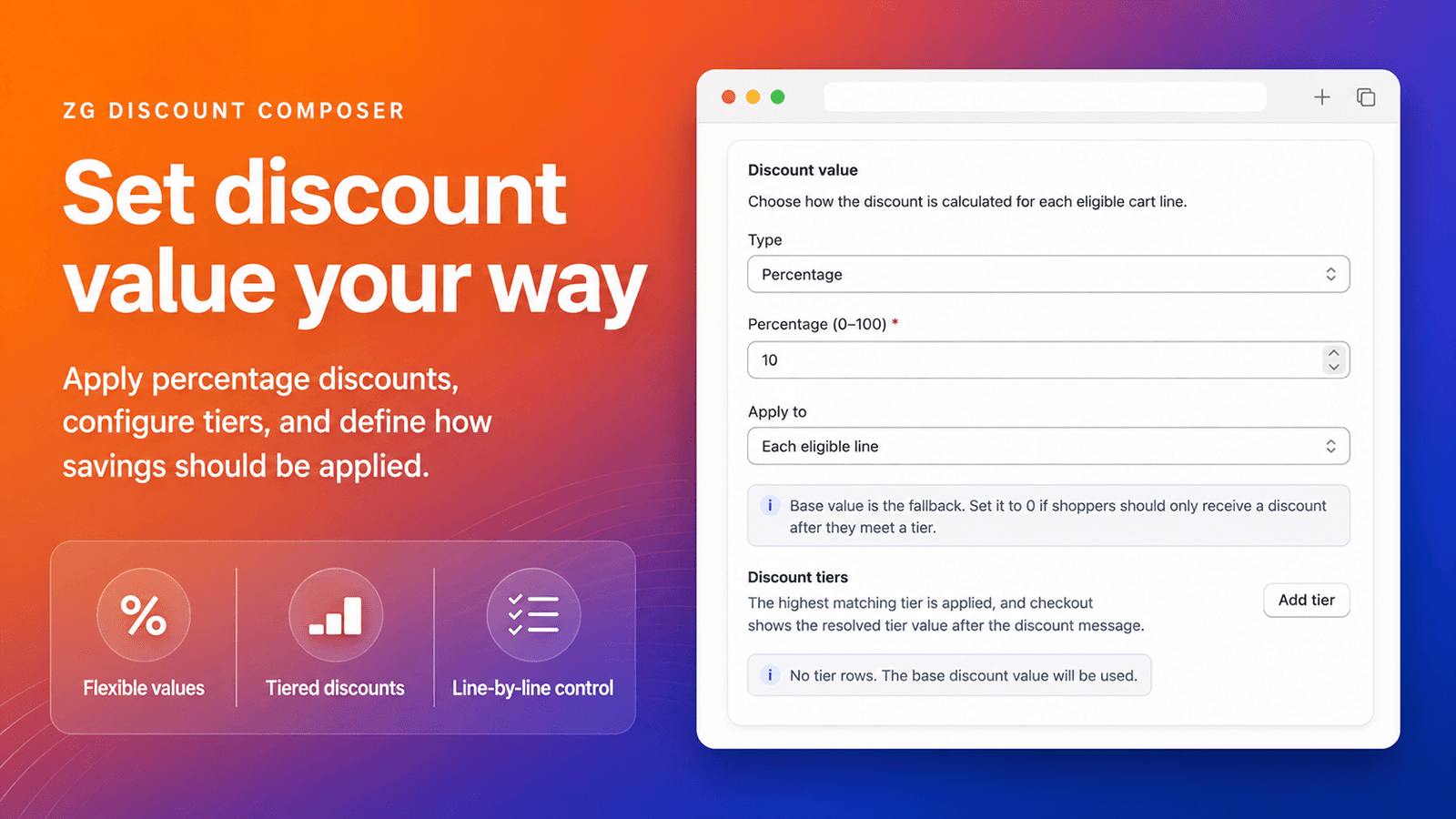 Discount Composer