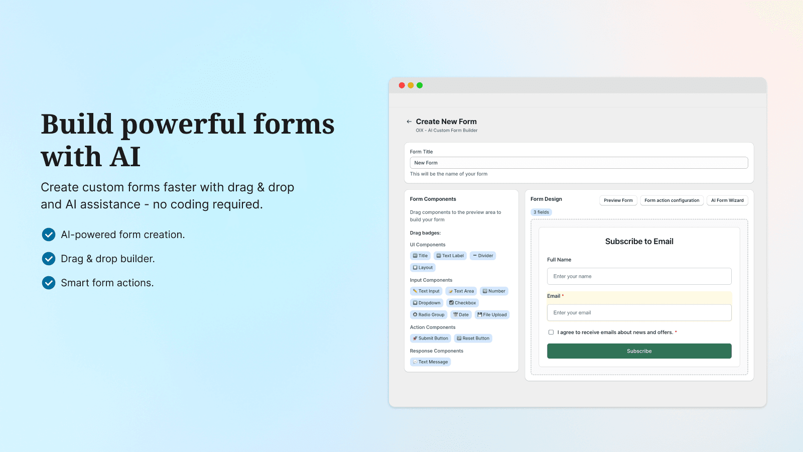 ORX - AI Form Builder