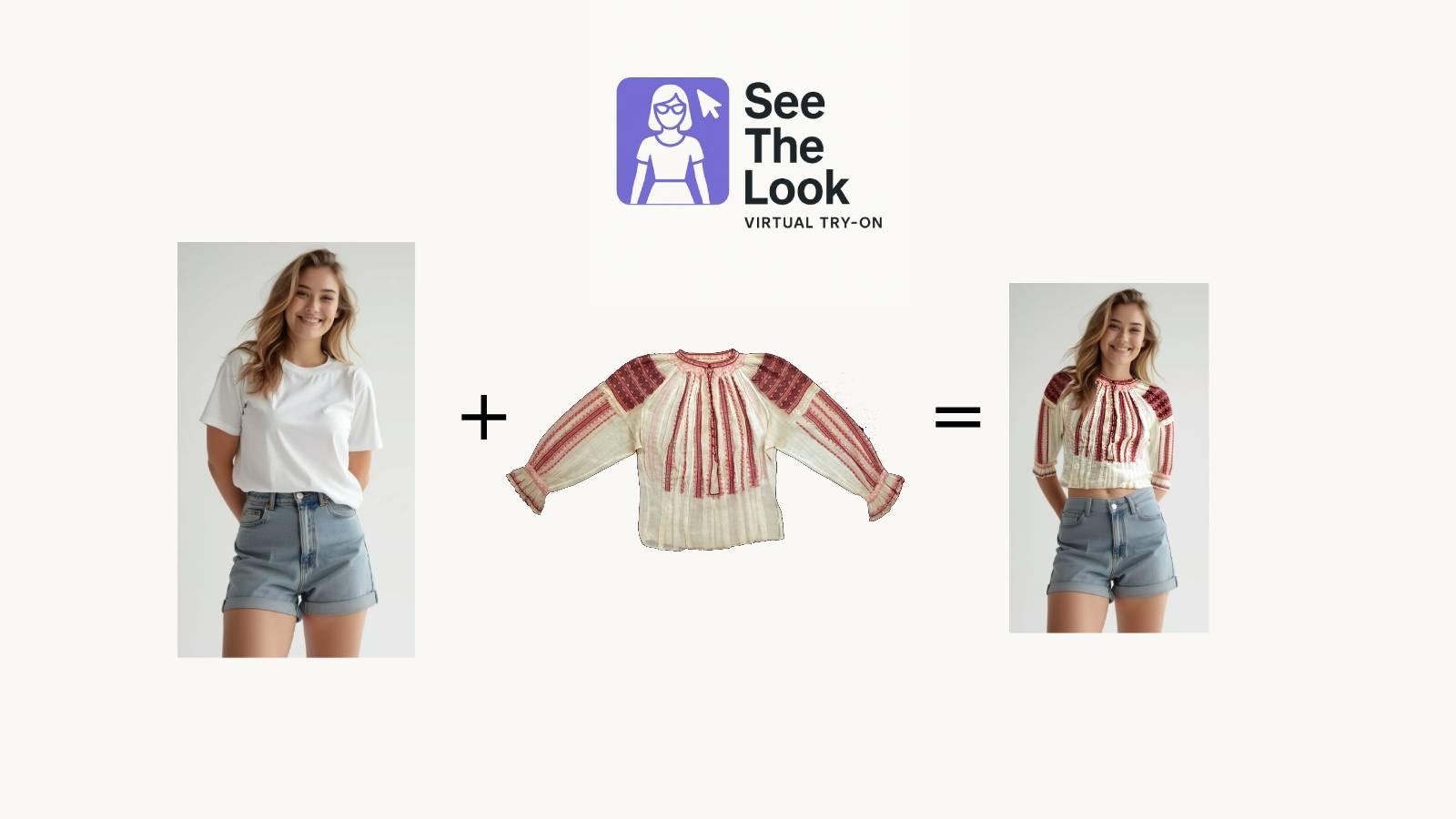 model + blouse = virtually try-on