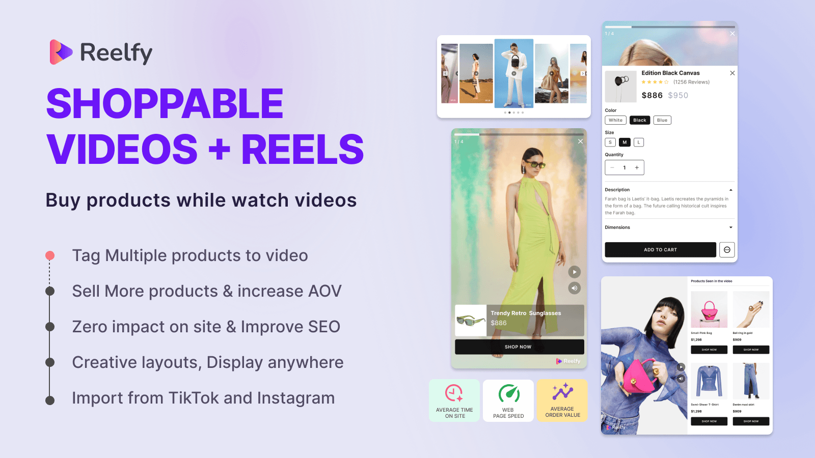 Reelfy‑Shoppable Videos+Reels