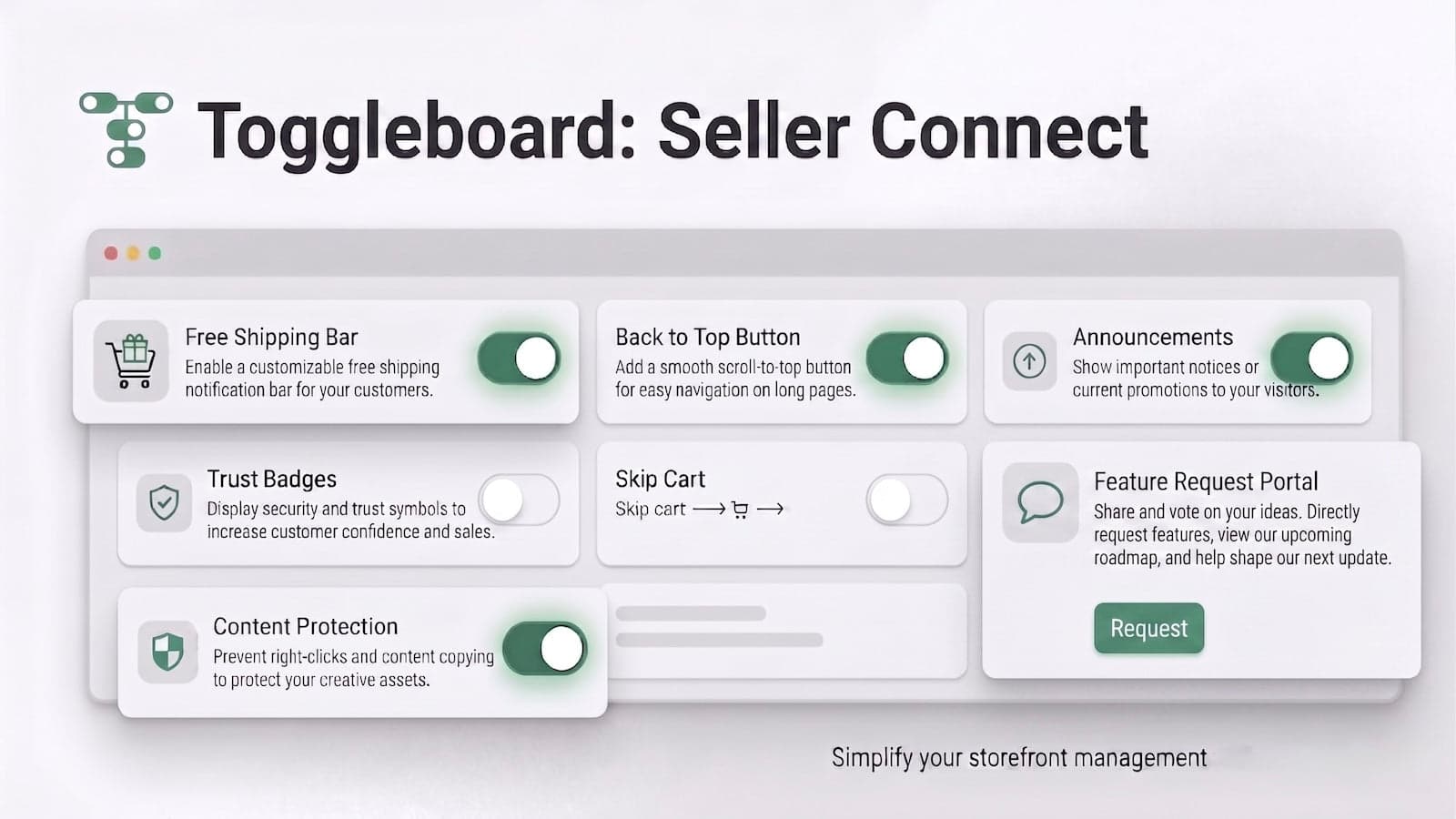 Toggleboard: Seller Connect