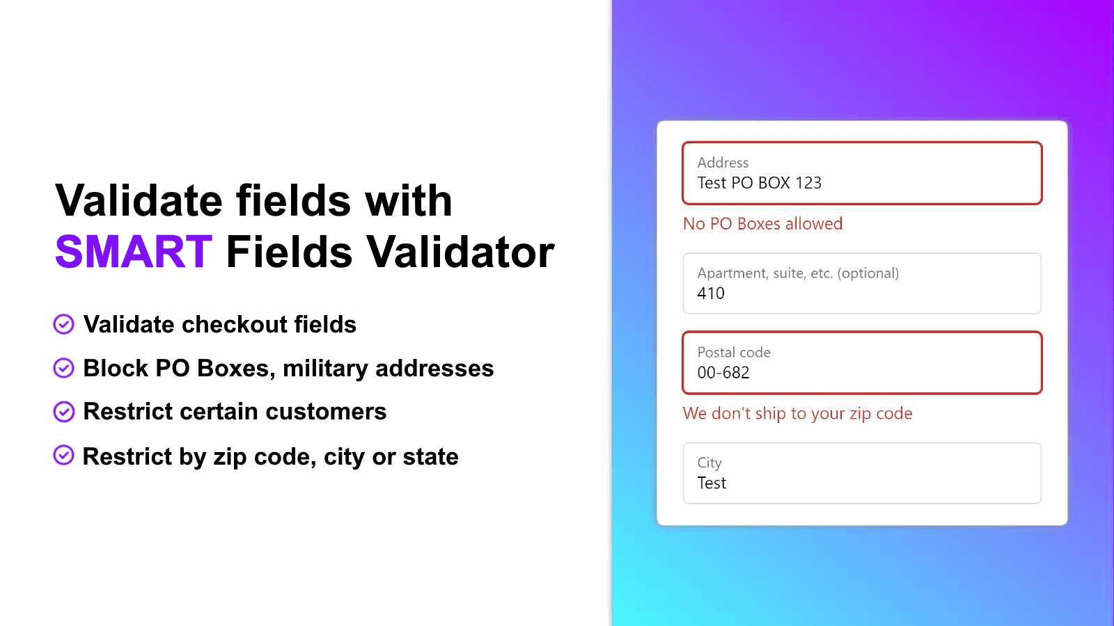 SMART Address Validator