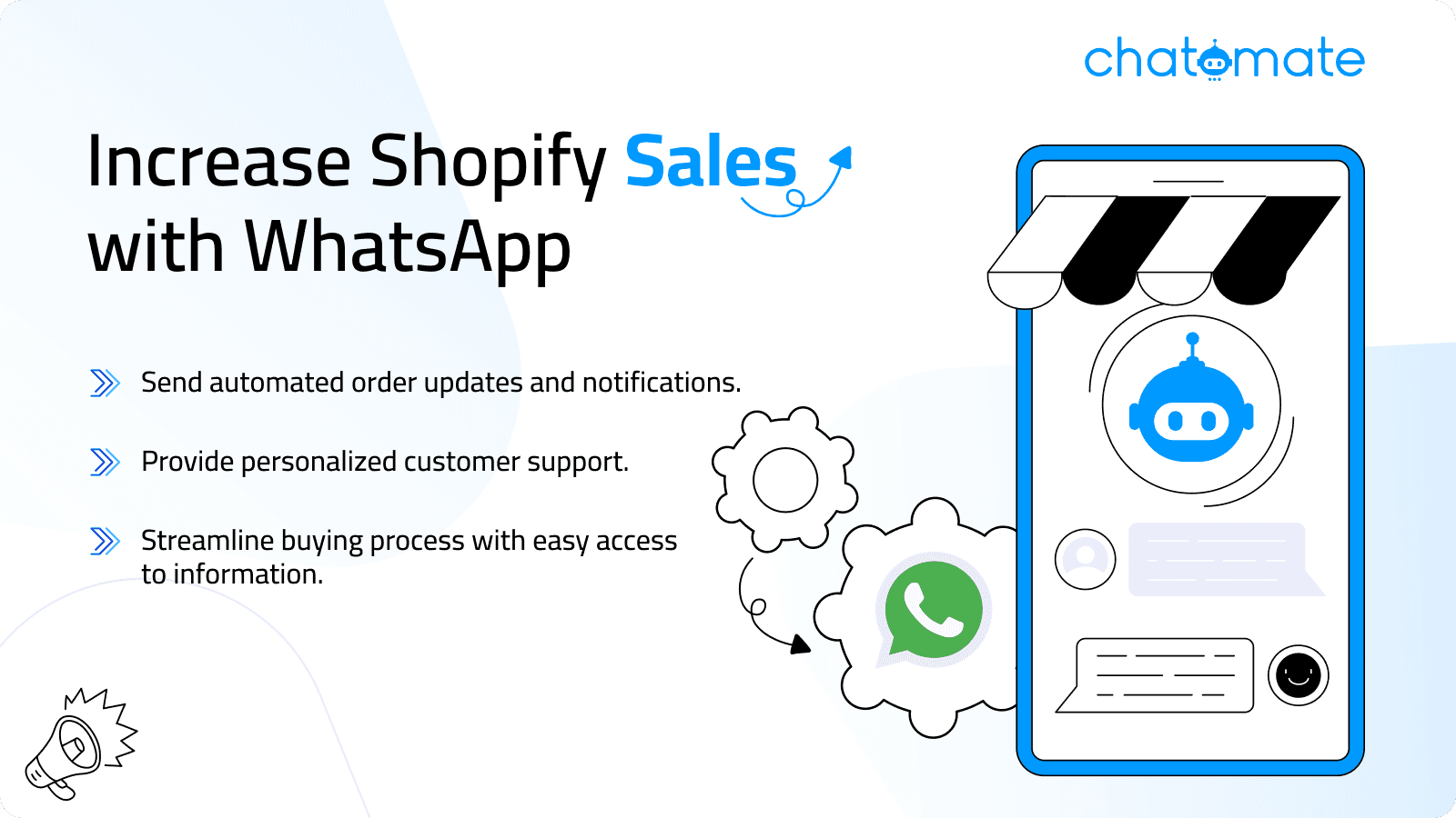 WhatsApp automation on Shopify using Chatomate