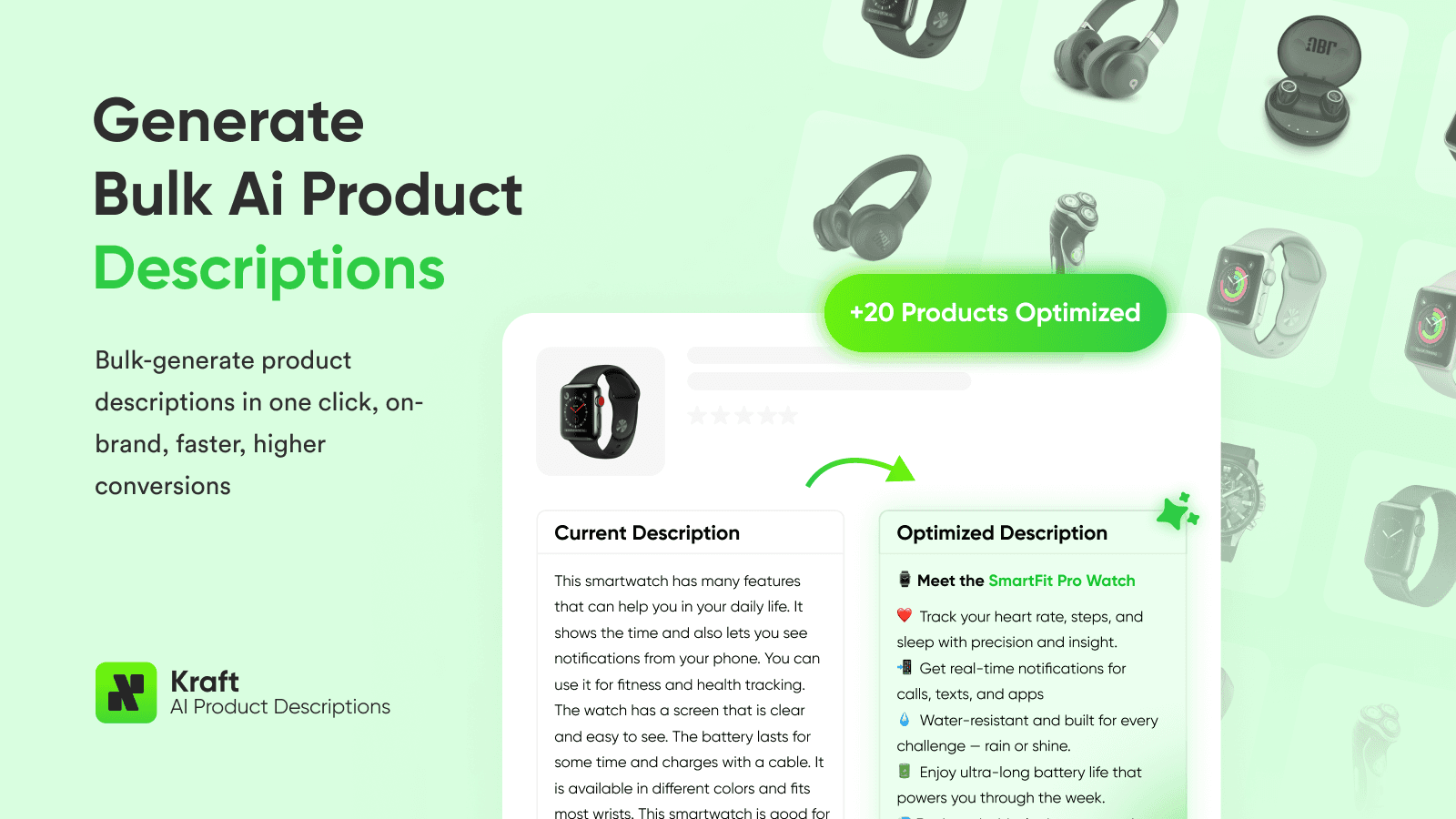 ChatGPT product descriptions at once in one click