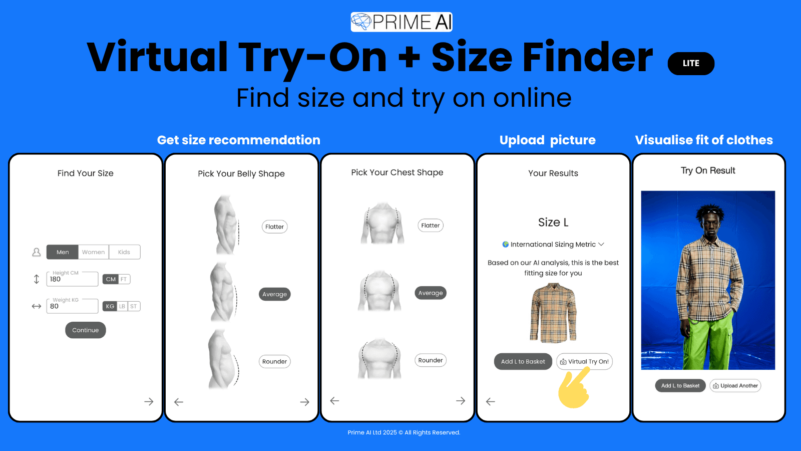 Virtual Try On & Size Finder