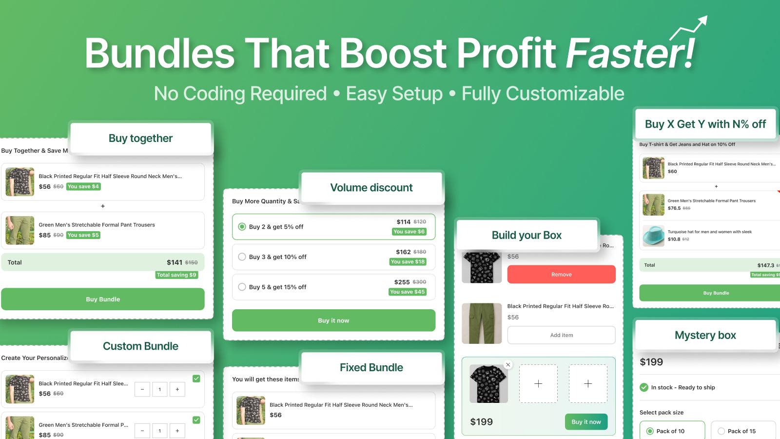 Essenify - Product Bundles Features