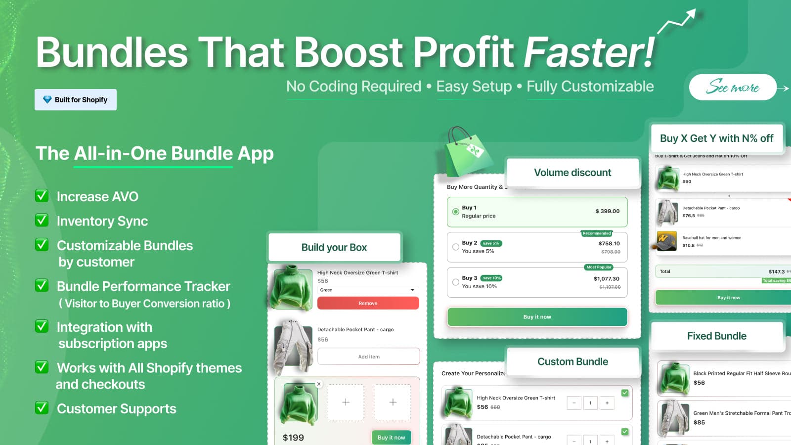 AI Product Bundle Builder - Build your box, custom bundle