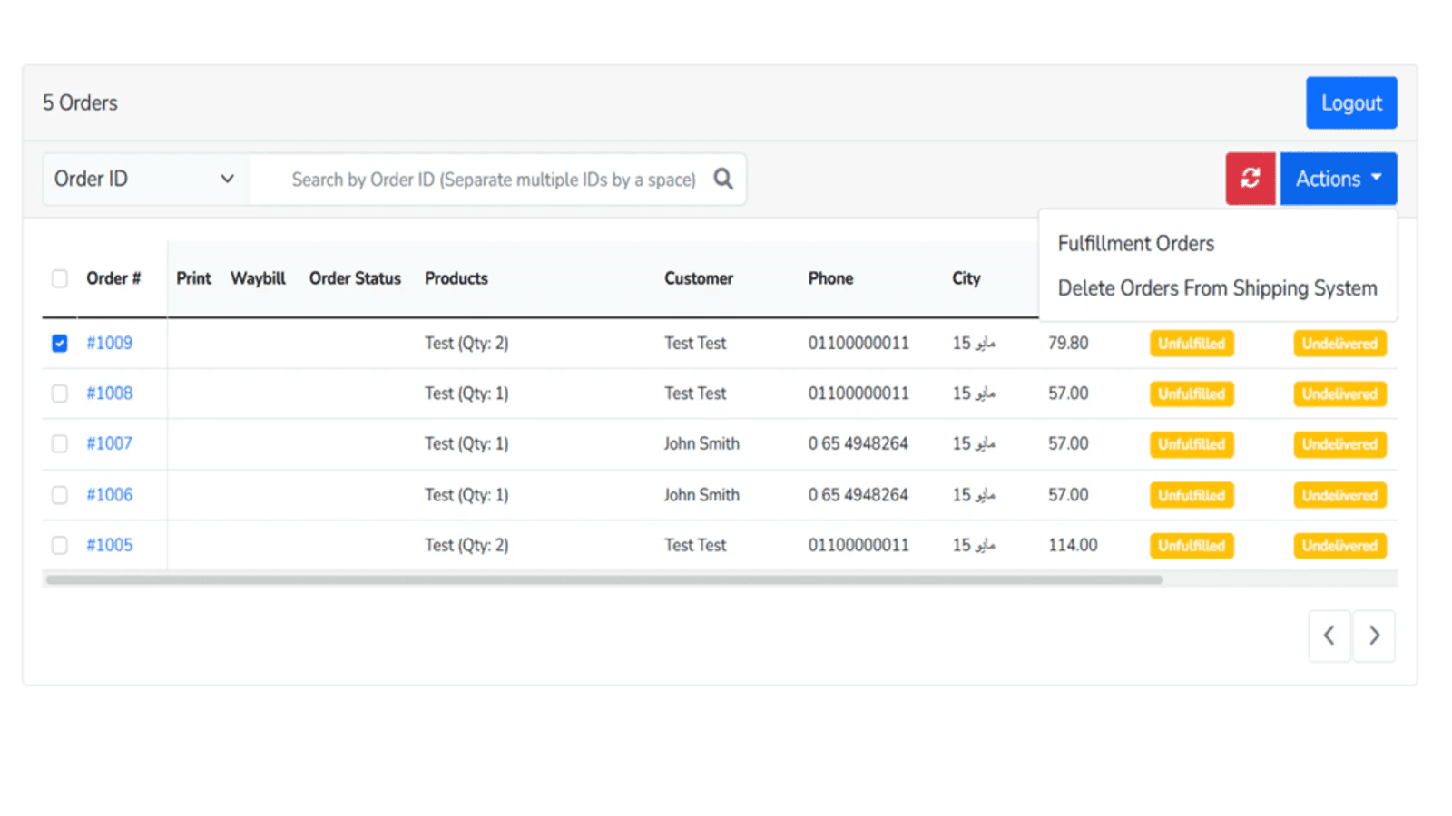 Connect your Omex Express account and start shipping orders.