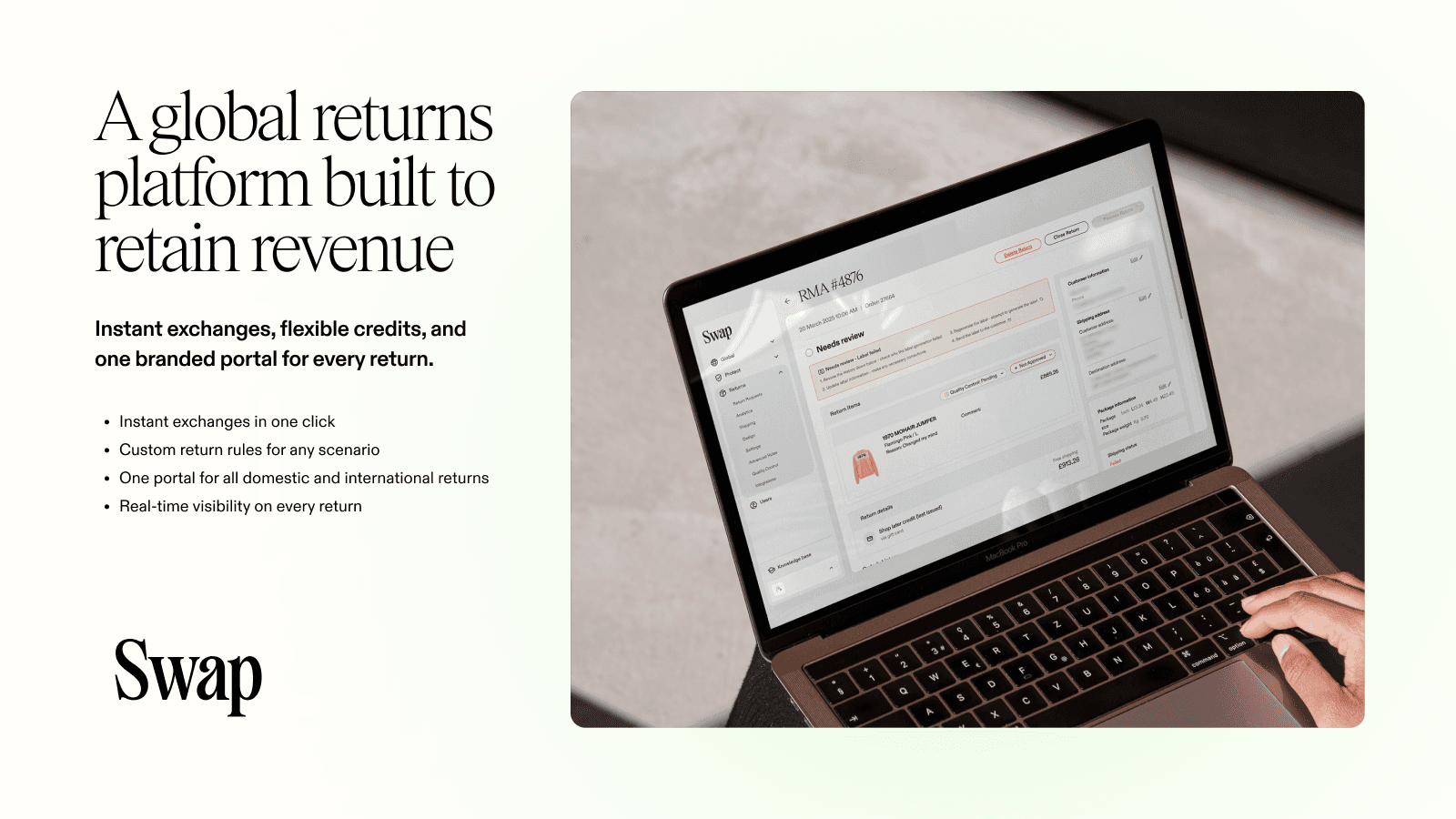 Swap Returns & Exchanges