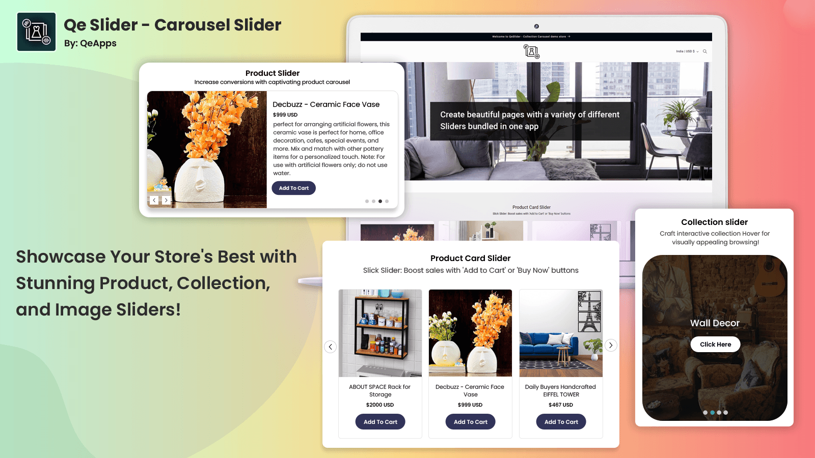 Increase conversions with captivating product carousel