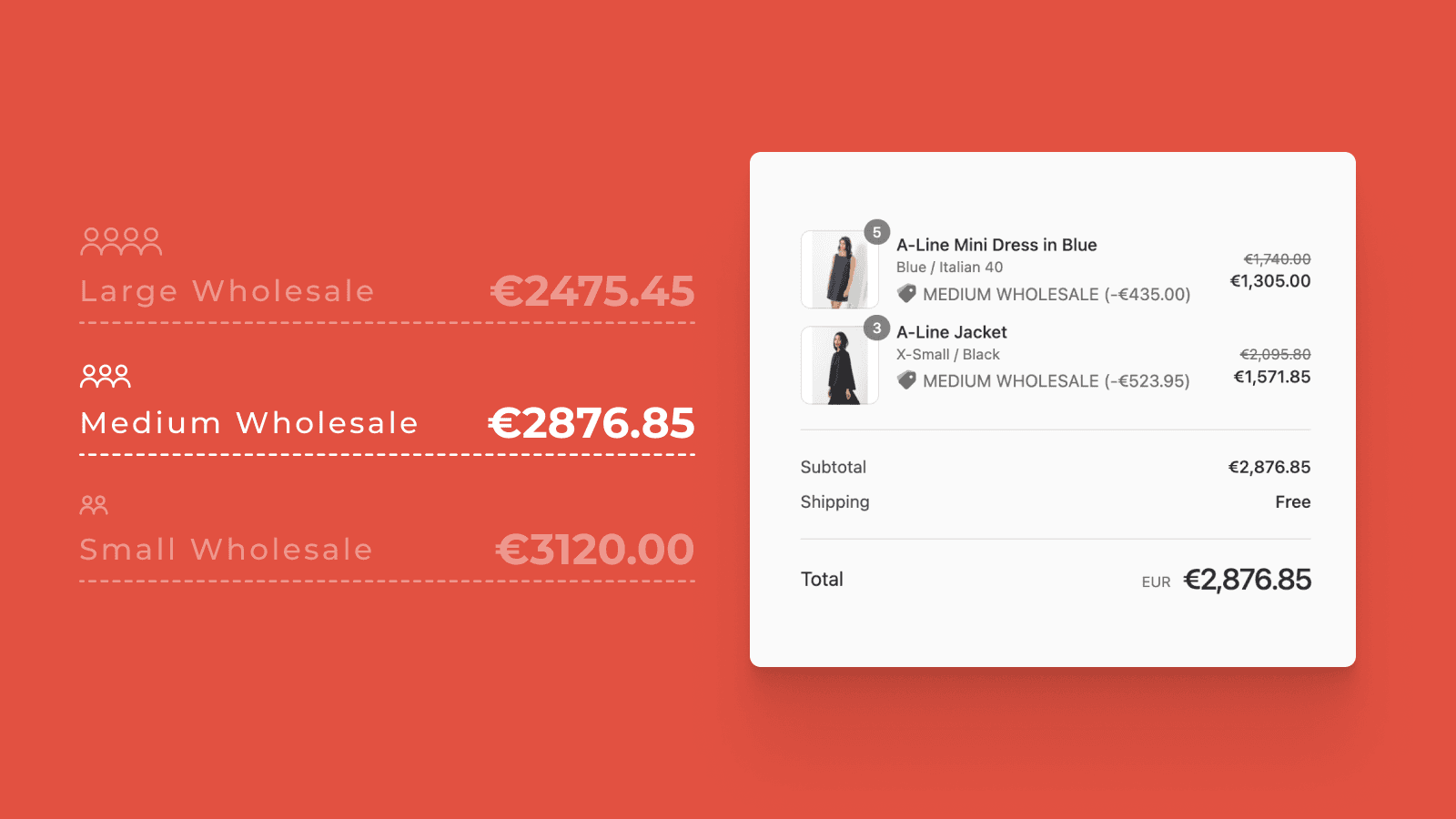 Wholesale groups