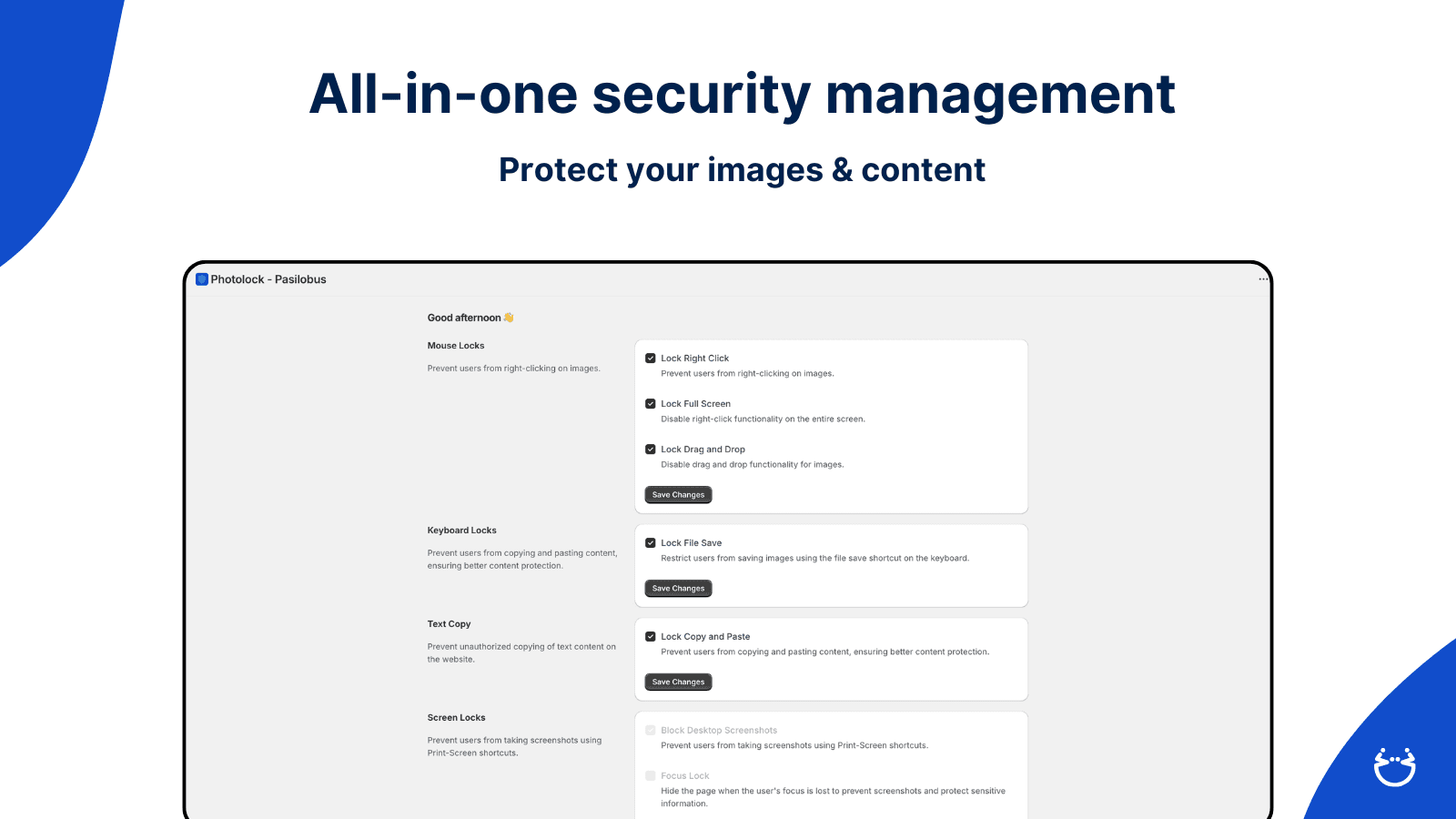 All-in-one security management