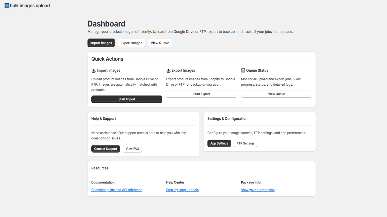 CFO Bulk Image Upload