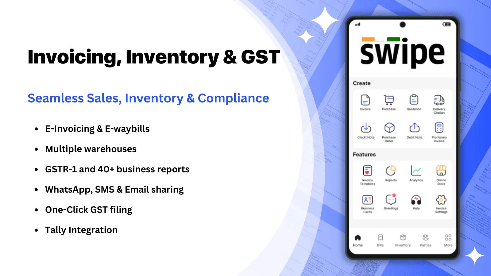 Invoicing Inventory and GST