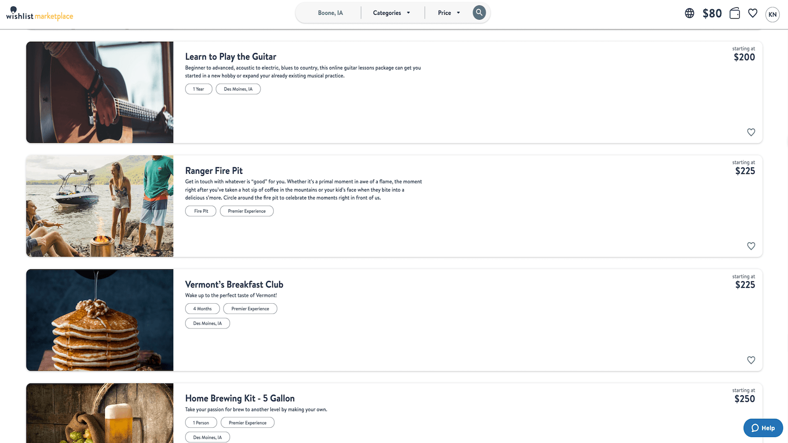 Curated catalog as to not inundate with junk
