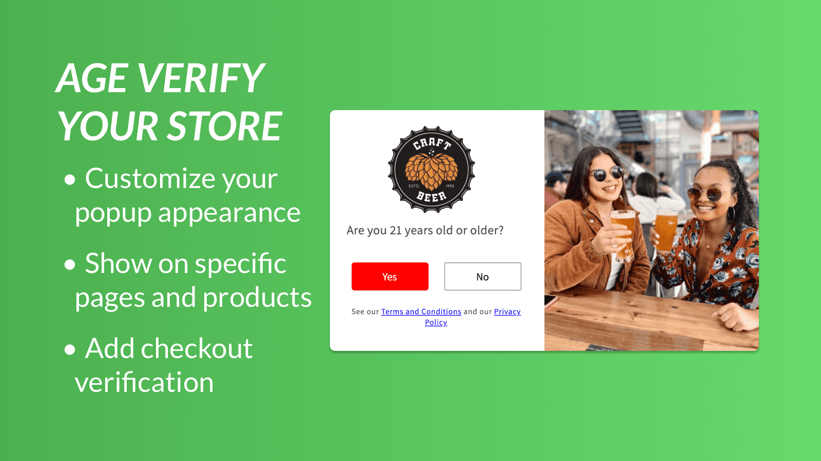 Age verify your store