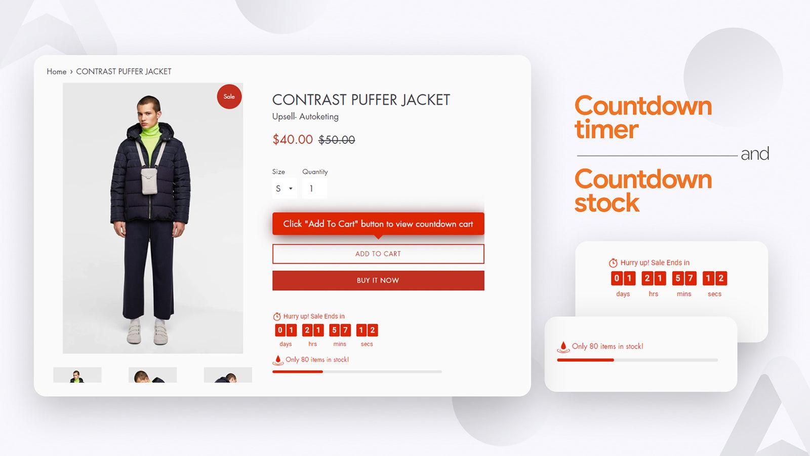 sales popup master countdown timer