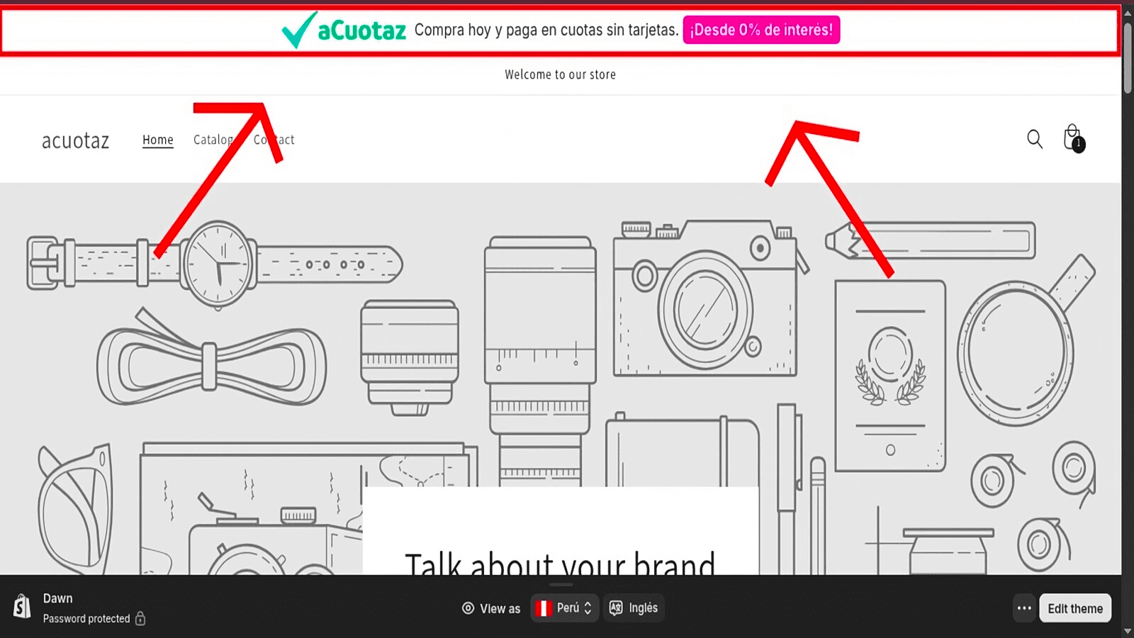 Headband - when u click it, it shows info about how it works.