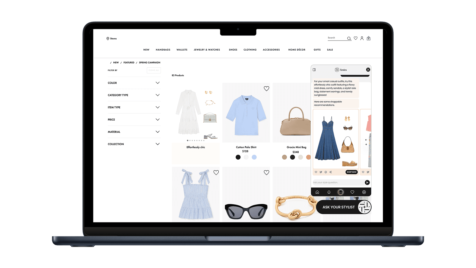 Agentic commerce for fashion stores