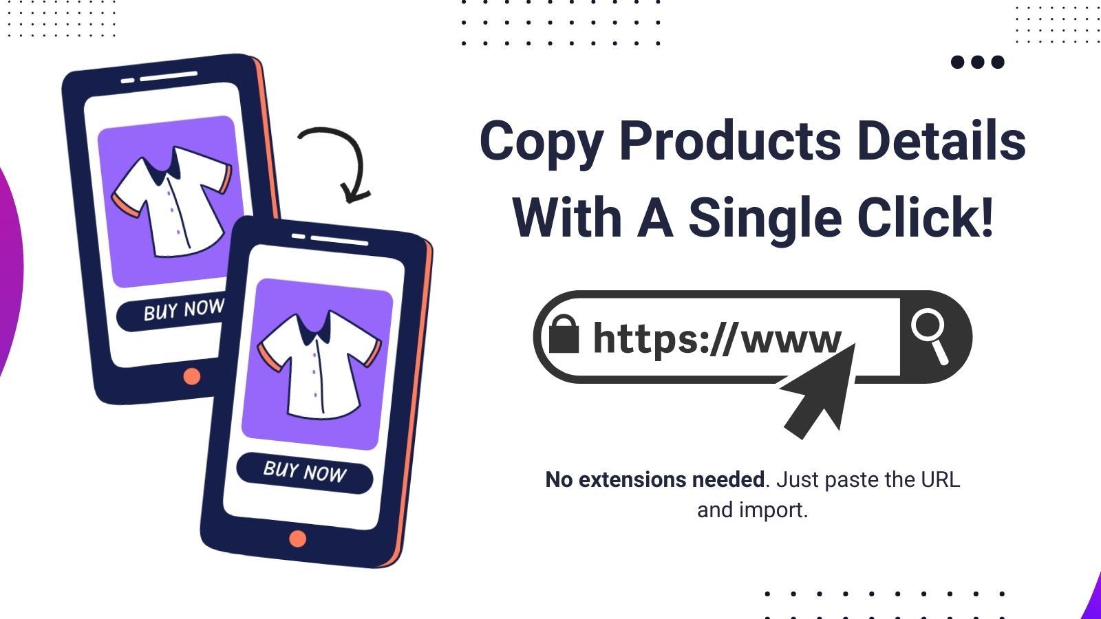 Copify - Copy product details with a single click!