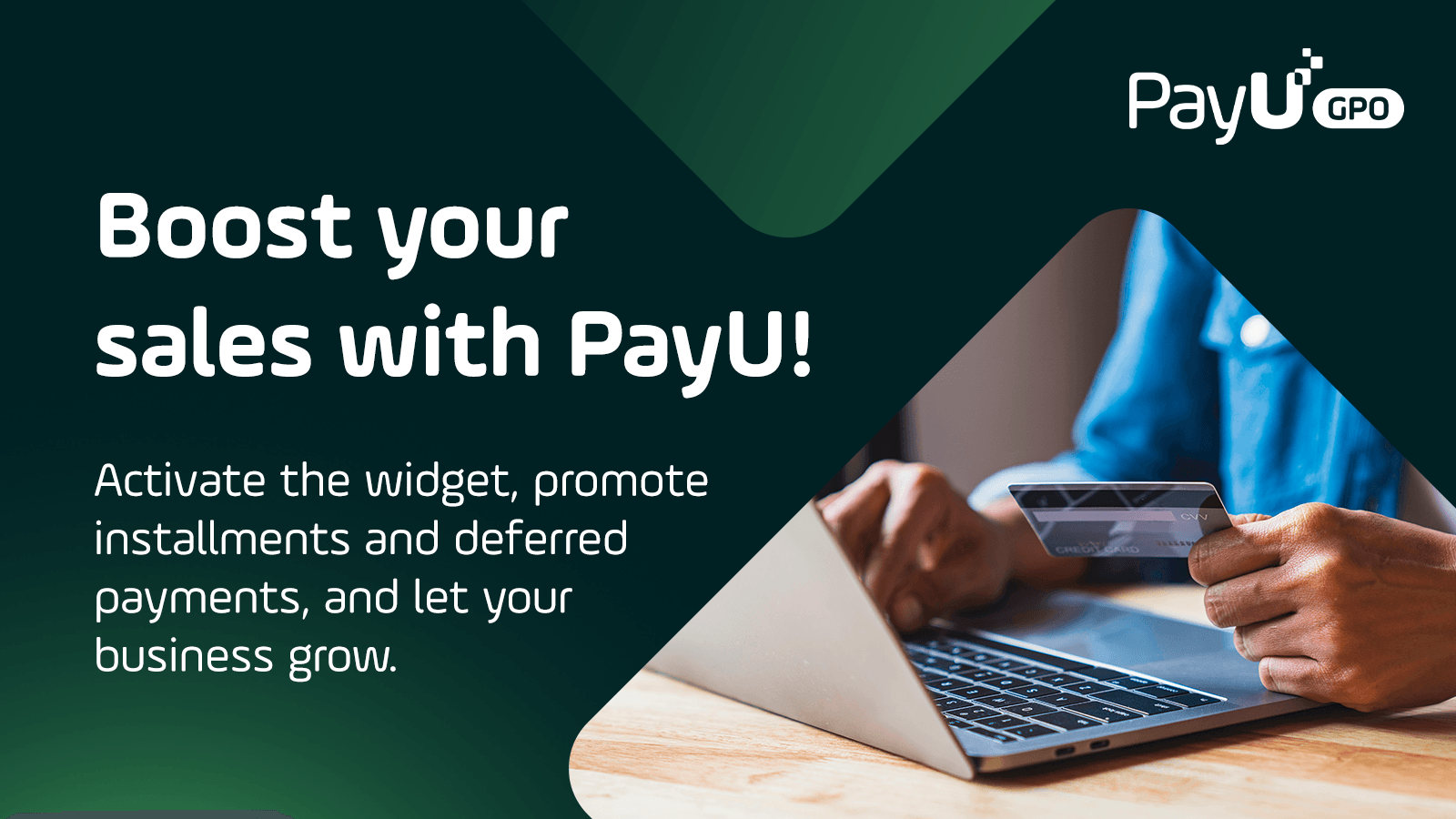 Boost your sales with PayU!