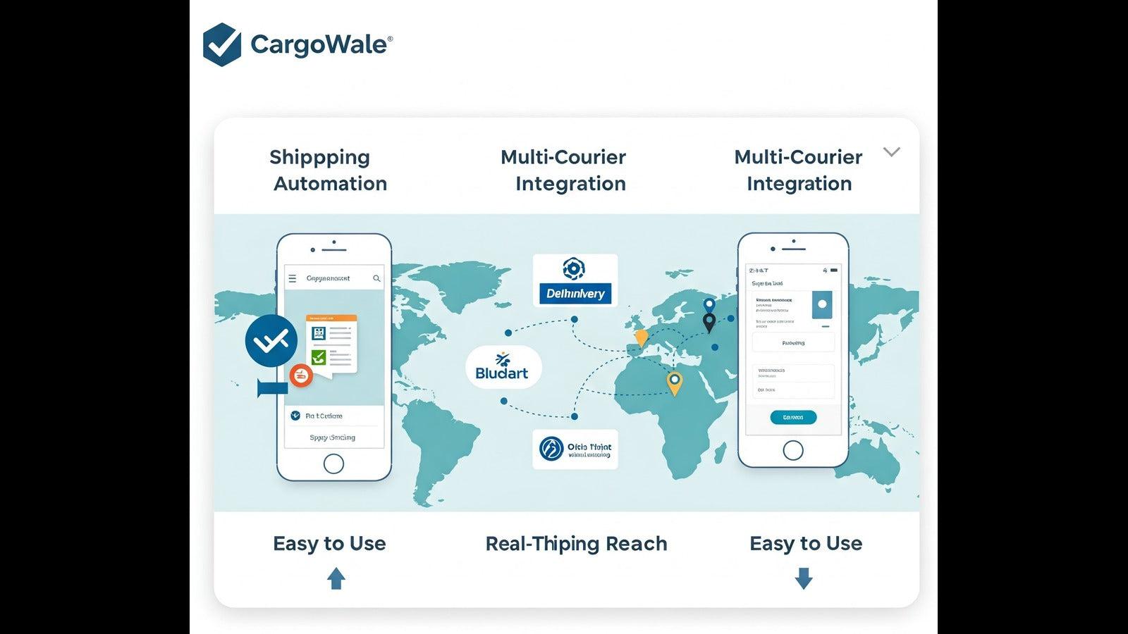 CargoWale Shipping app dashboard inside Shopify admin