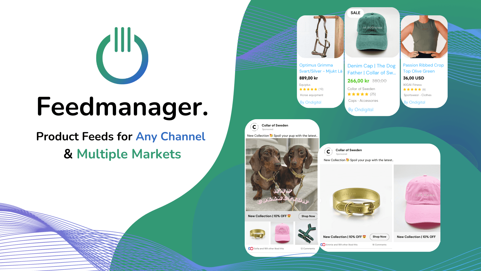 Feedmanager Product shopping feeds for any channel