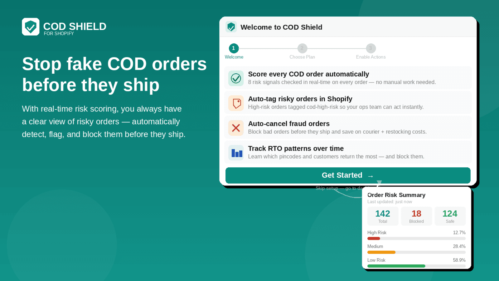 Stop fake COD orders