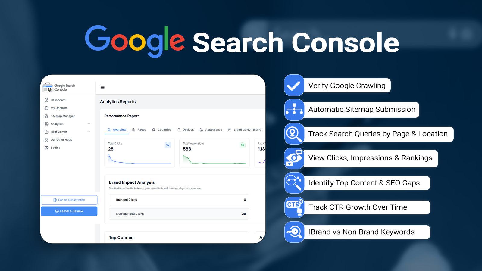 Google Search Console Features