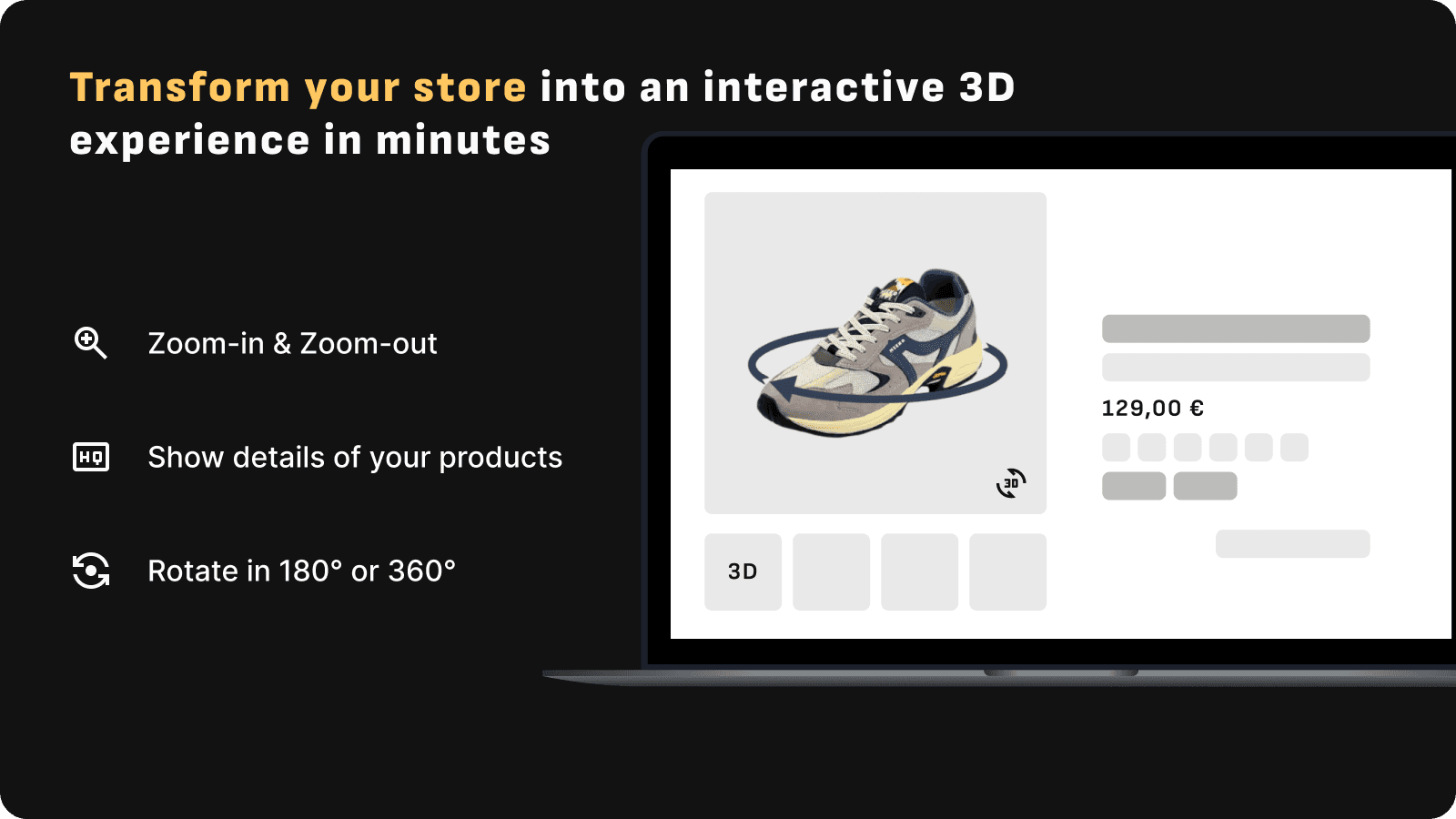 Transform your store in minutes