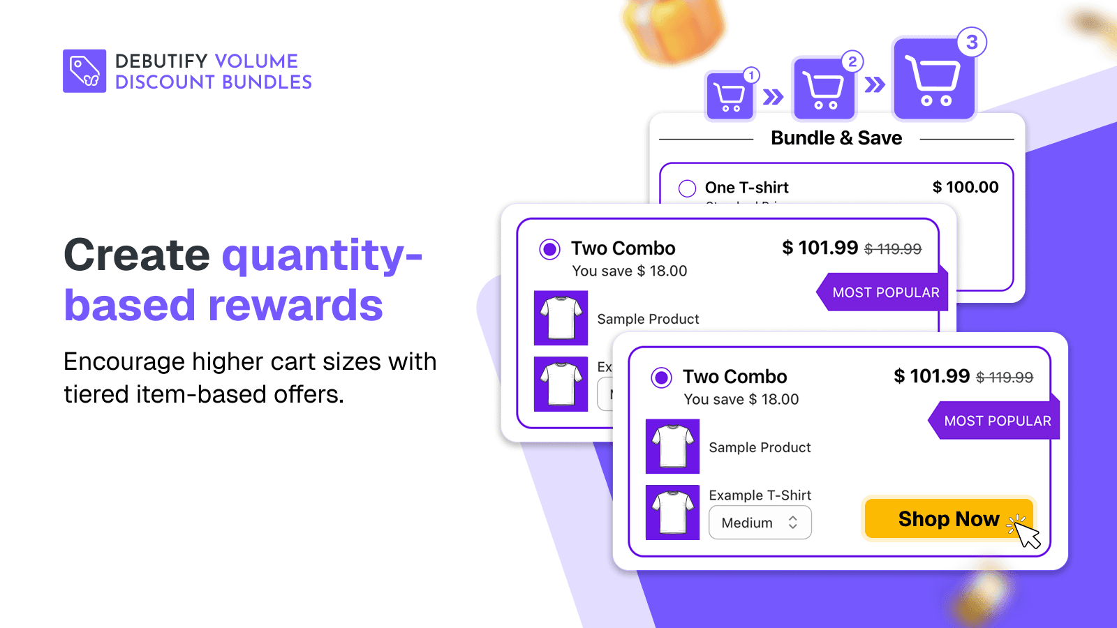 Create quantity-based rewards